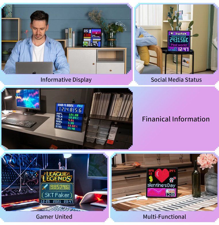 Monitor: Divoom Pixoo 64 / 10.30", 64 x 64 Pixel – Nuovo (secondo la descrizione) da Urtenen-Schönbühl venduto da Tomilio88 5