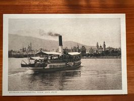 Postkarte Alpenquai  Zürich 1915 (P449)