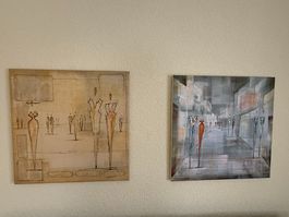 2 Bilder 60x60cm
