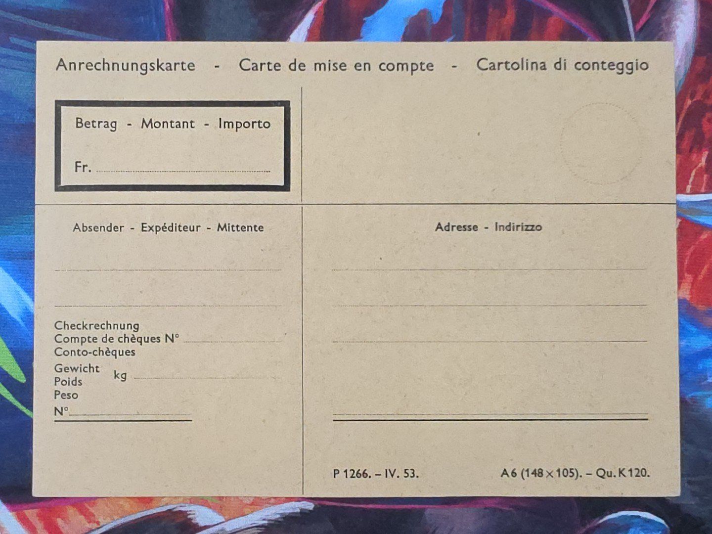 Alle Briefmarken: CL33 Document + Timbre Suisse 1958 – Gebraucht aus Cousset von Patrick_Collections 1