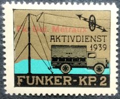 Soldatenmarke 2.WK, Det Métraux, Aufdr, Wi Fk 19