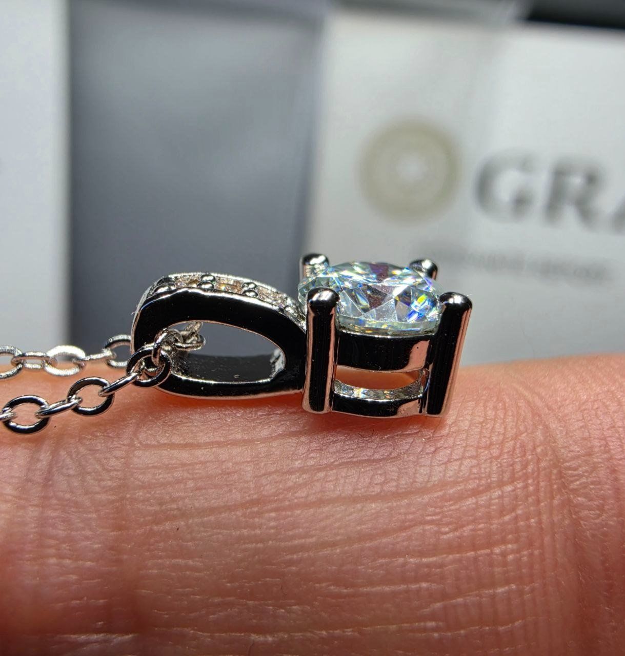 Altri gioielli: Ensemble argent et diamants de moissanites de 2 ct GRA – Nuovo e nell'imballaggio originale da Reconvilier venduto da Tsma67 6