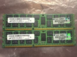 16GB 2x8GB RAM PC3L-10600R ECC Reg.Arbeitsspeicher
