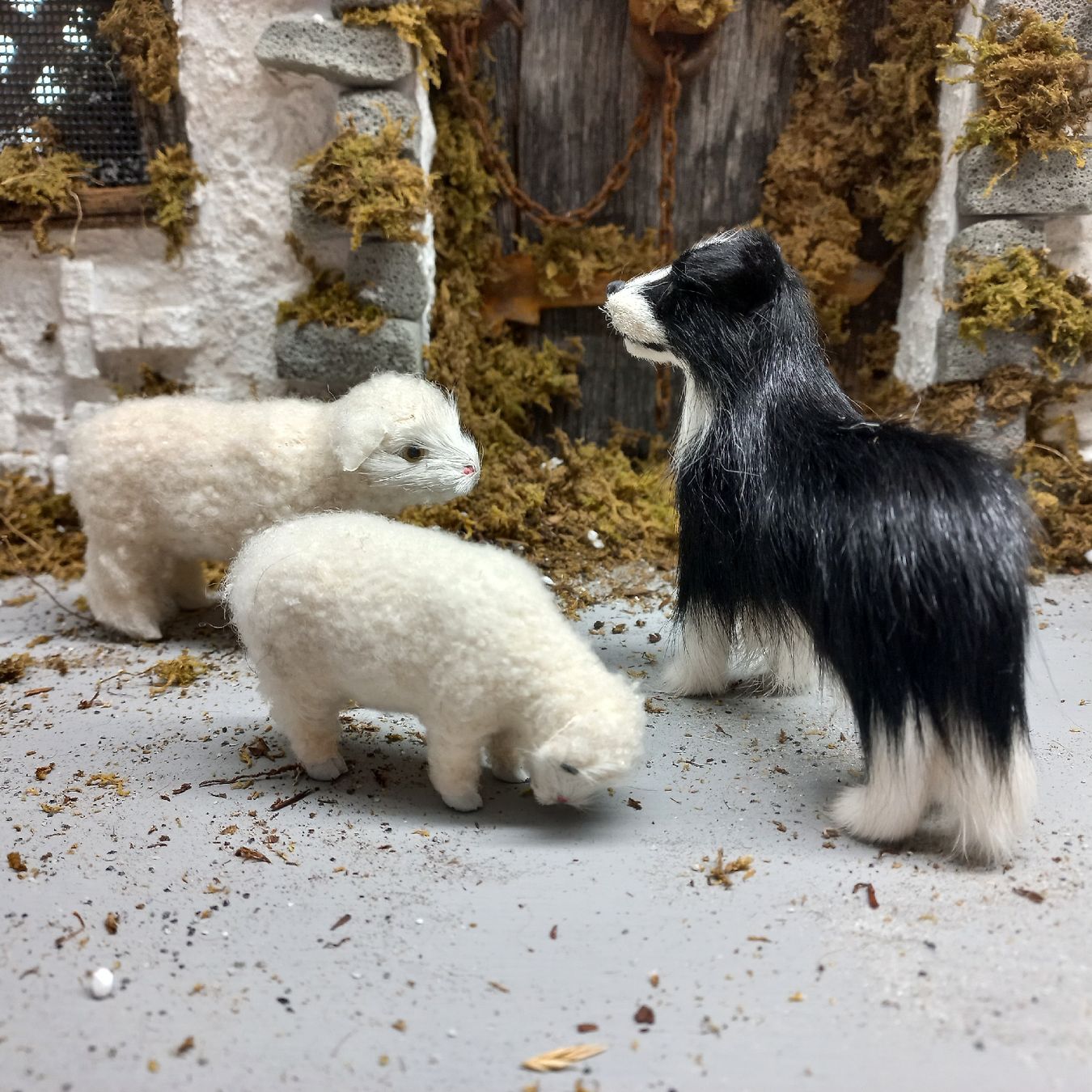 Statuette: Hund mit Schafen, Schwarzenberger Krippenfiguren – Usato da Lachen SZ venduto da jimmygoal13 1