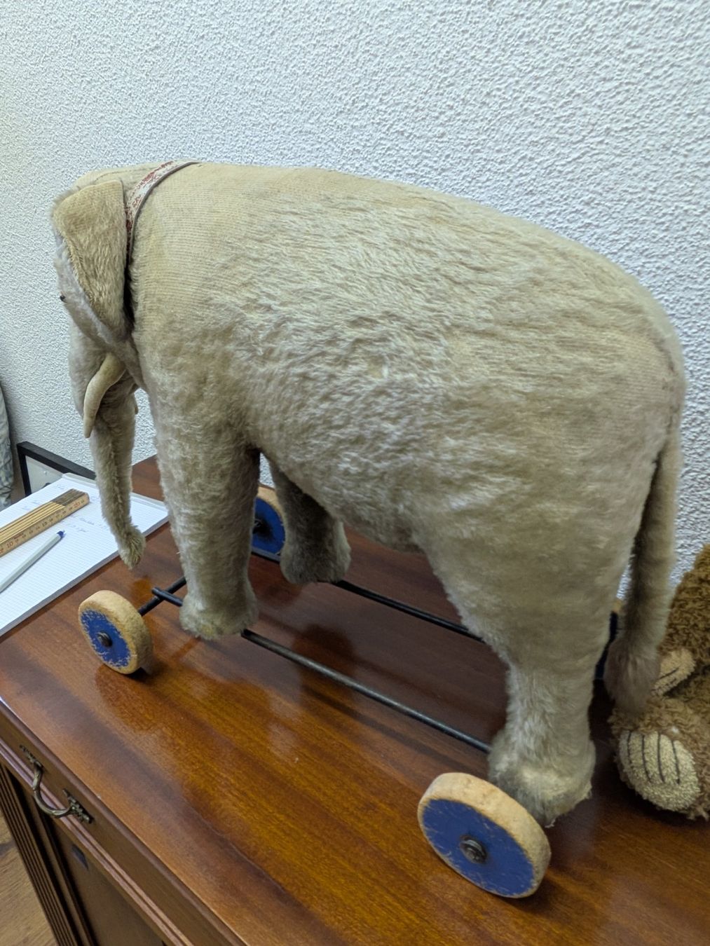 Steiff Giocattoli: Steiff Elephant mit Knopf im Ohr.1940-1950 – Usato da Schönenwerd venduto da kybi 3
