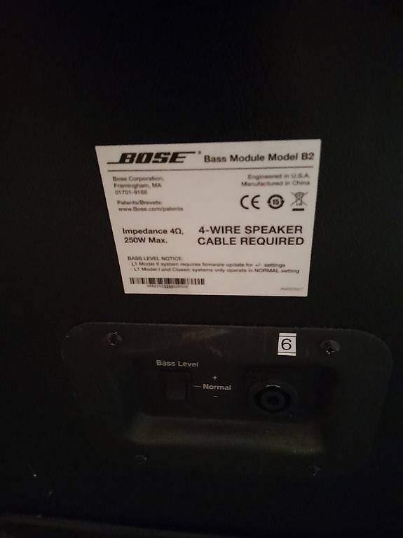 Casse acustiche: 2 Bose B2 pour L1 systems – Usato da Lausanne venduto da EdwinBOSU 1