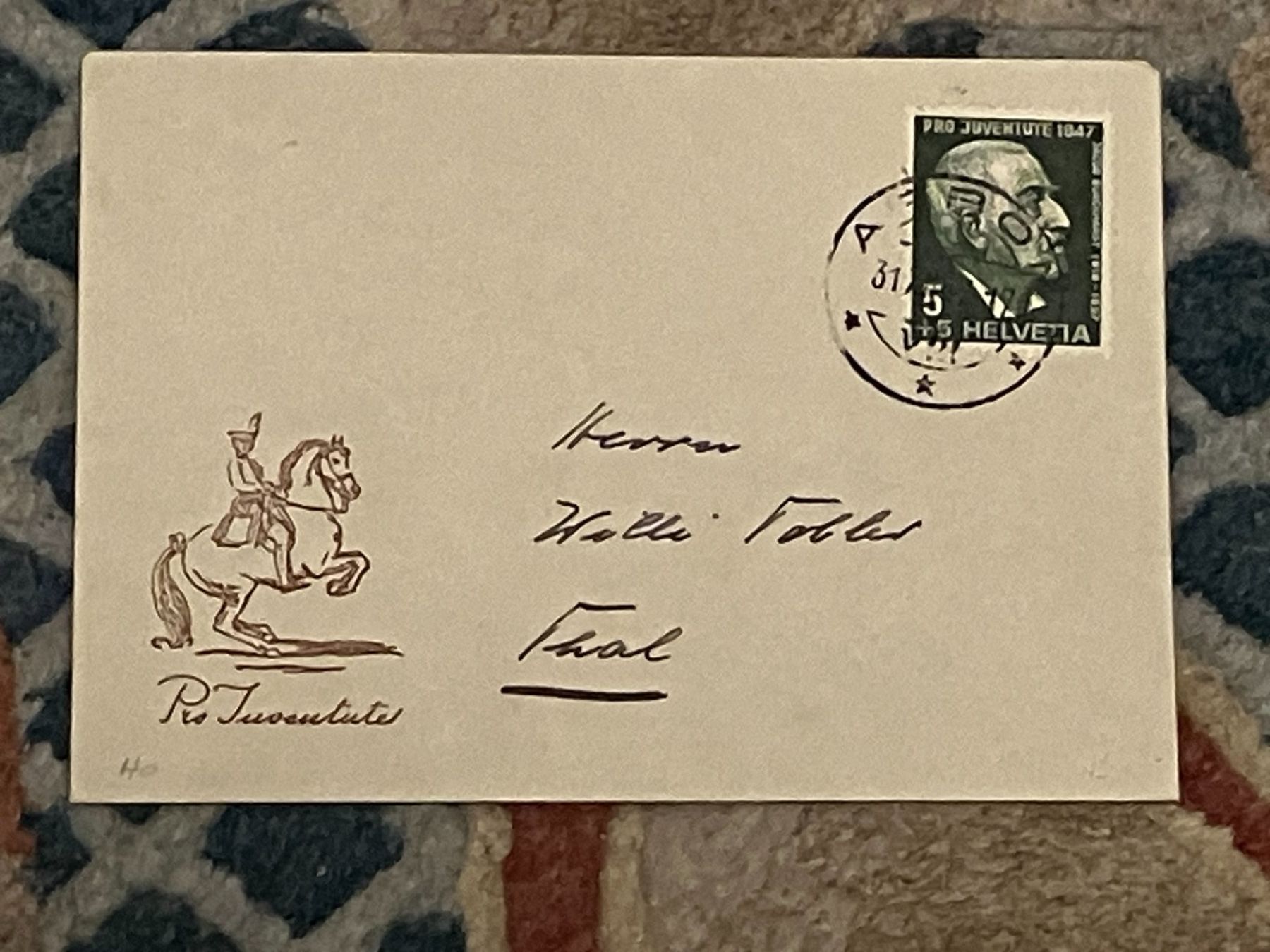 Tous les timbres: 1 Pro Juventute BRIEFLI – Neuf (Voir description) à Koblenz par mar_c2pj