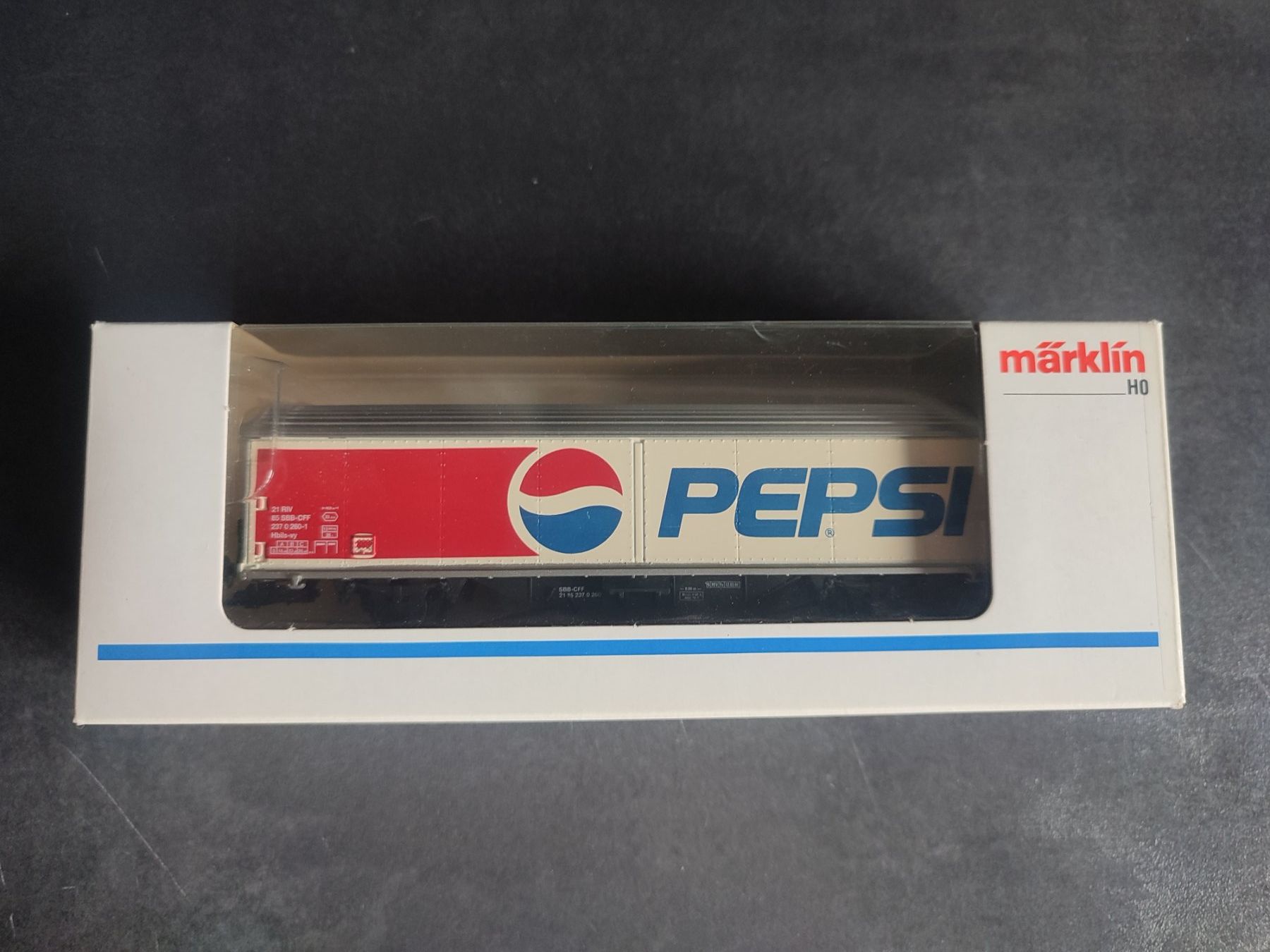 Märklin Modellini di ferrovie: Märklin HO Pepsi Waggon, OVP – Usato da Röschenz venduto da elefant91 1