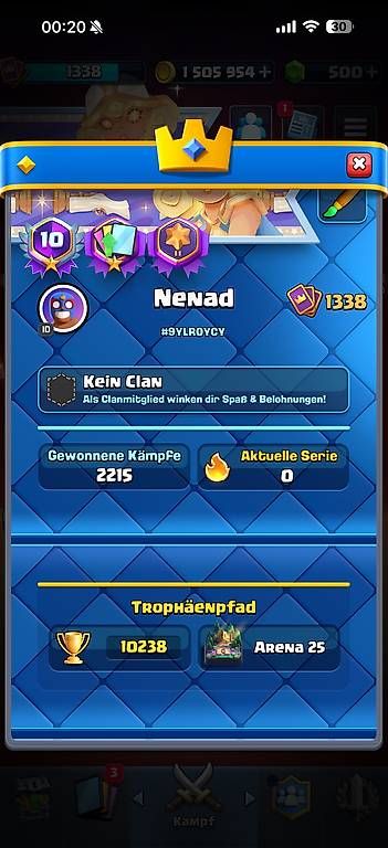 Jeux: Clash Royale Account, Arena 25 – D'occasion à Emmenbrücke par nen_5ddr