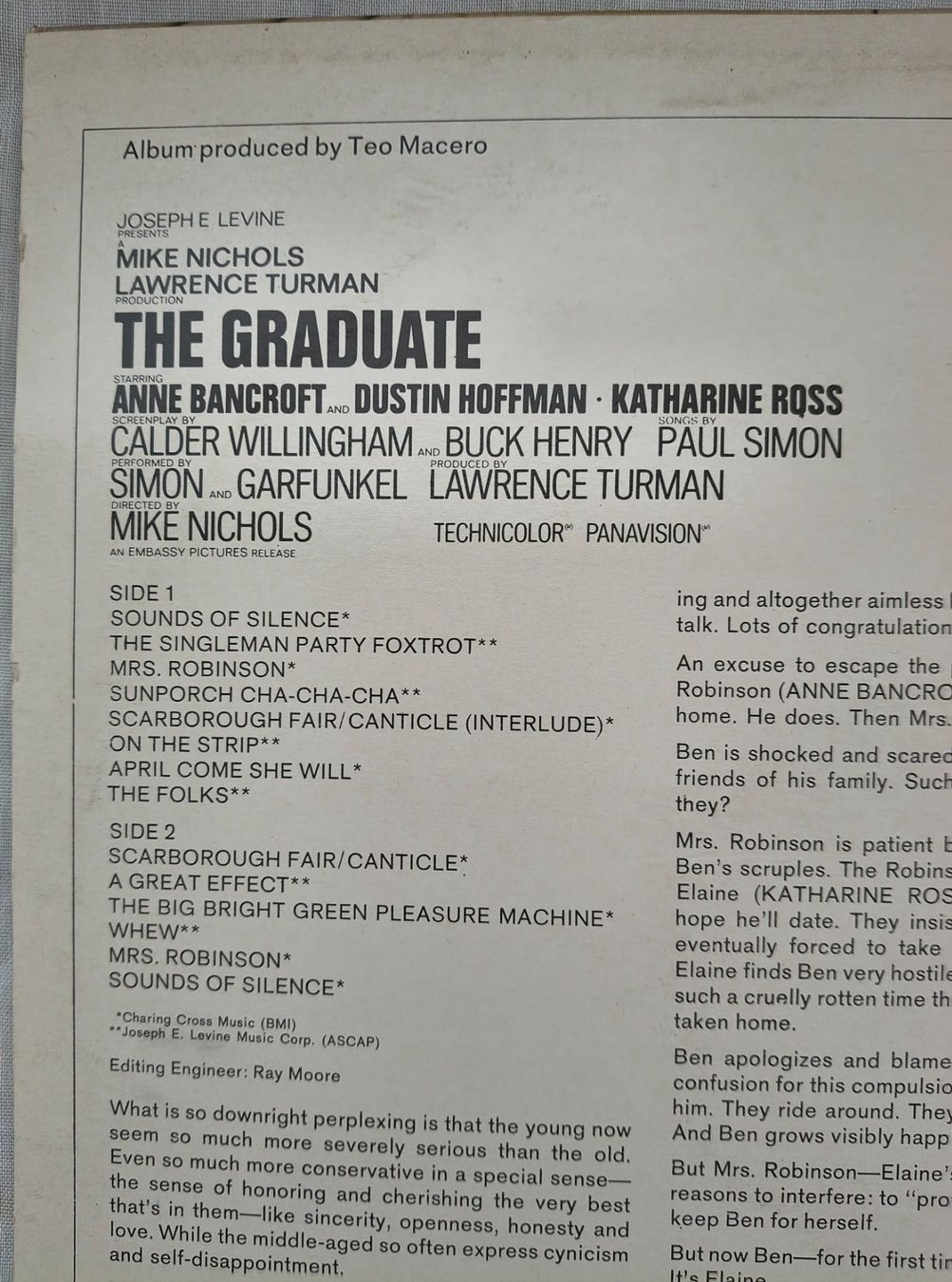 Dischi in vinile: LP "THE GRADUATE" – Usato da Binningen venduto da mar_2jlr 3