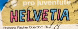Pro Juventute J385AaAb1 Doppelter Schwarzdruck Kat. 100.-