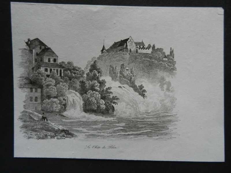 Gravures: Rheinfall Schaffhausen – D'occasion à Risch par Rischli15