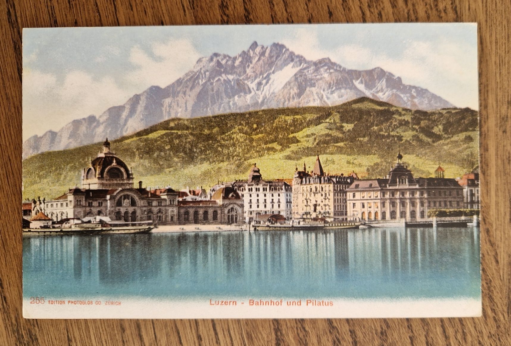 Cartoline postali: Luzern mit altem Bahnhof – Usato da Ebikon venduto da Donar50