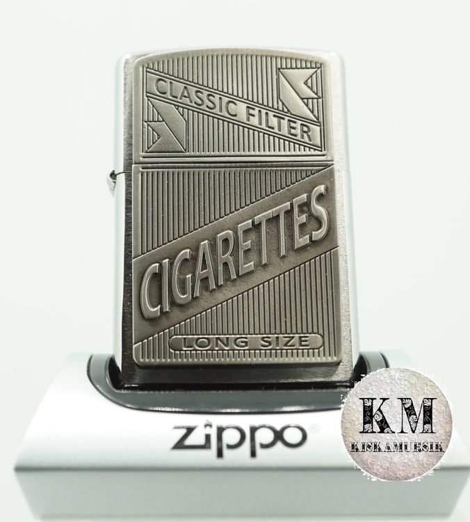 ZIPPO® CLASSIC FILTER CIGARETTES-HEAVY-3D -2012- UNGEZÜNDET | Kaufen ...