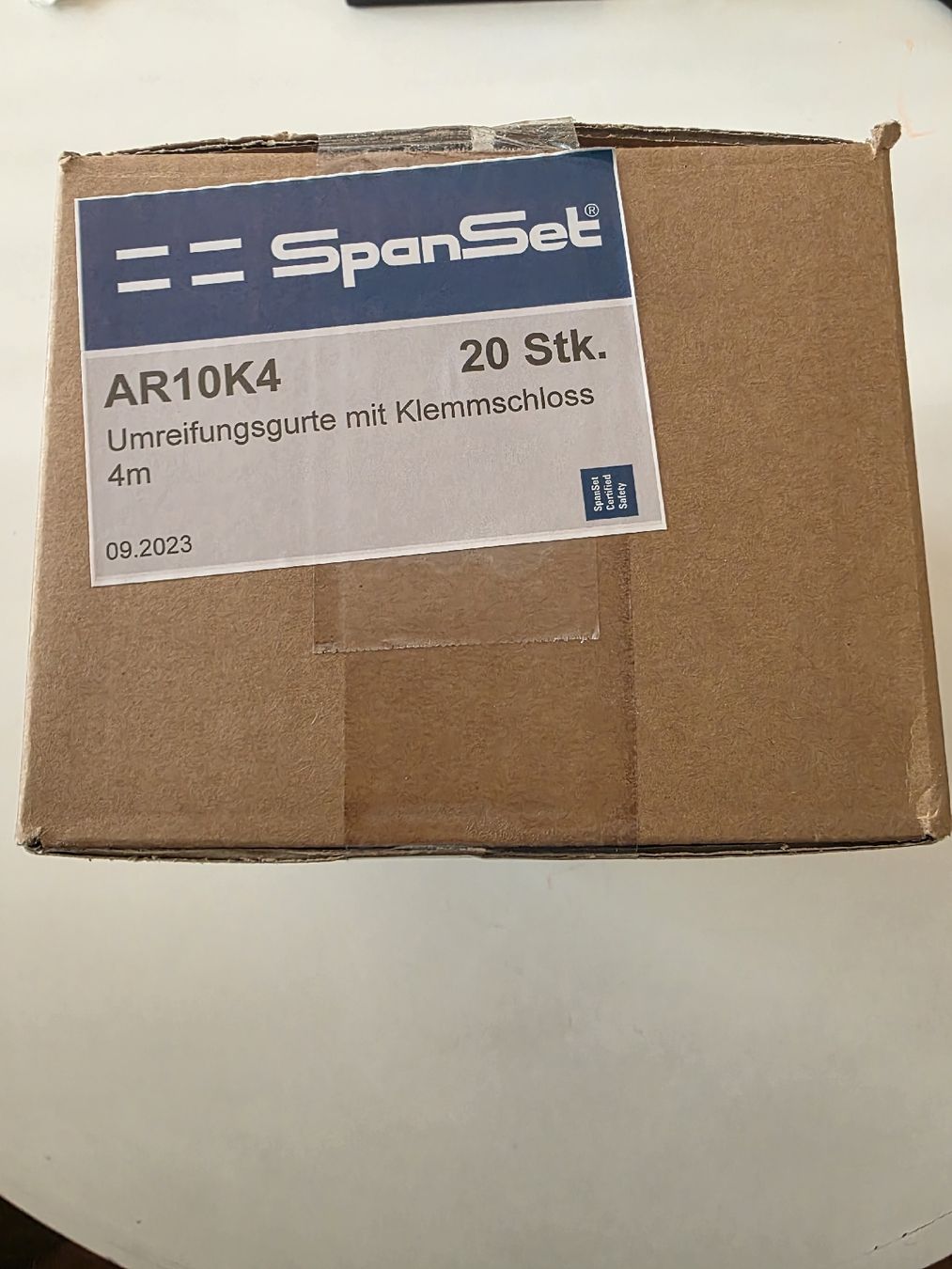 Bindegeräte: SpanSet Umreifungsgurte AR10K4, 4m, 20 Stk, Neu! – Neu und originalverpackt aus Glattbrugg von Athos.gonzi 3