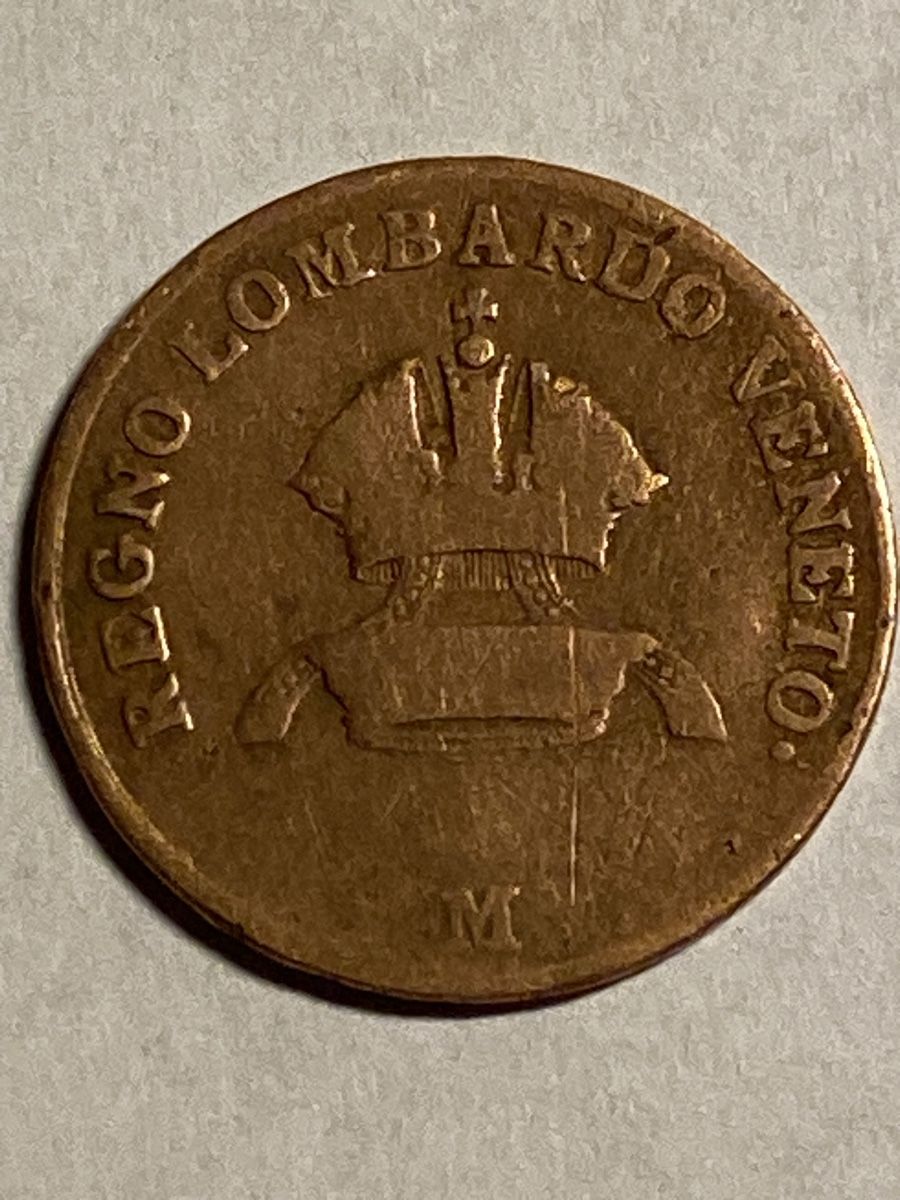 Tutti le monete: Regno Lombardo Veneto, 1ct 1822 – Usato da Corsier-sur-Vevey venduto da Ginoarturo