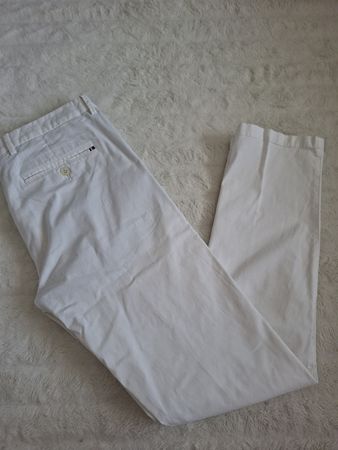 Tommy Hilfiger Pantalon Tailored Blanc Eté Taille 48