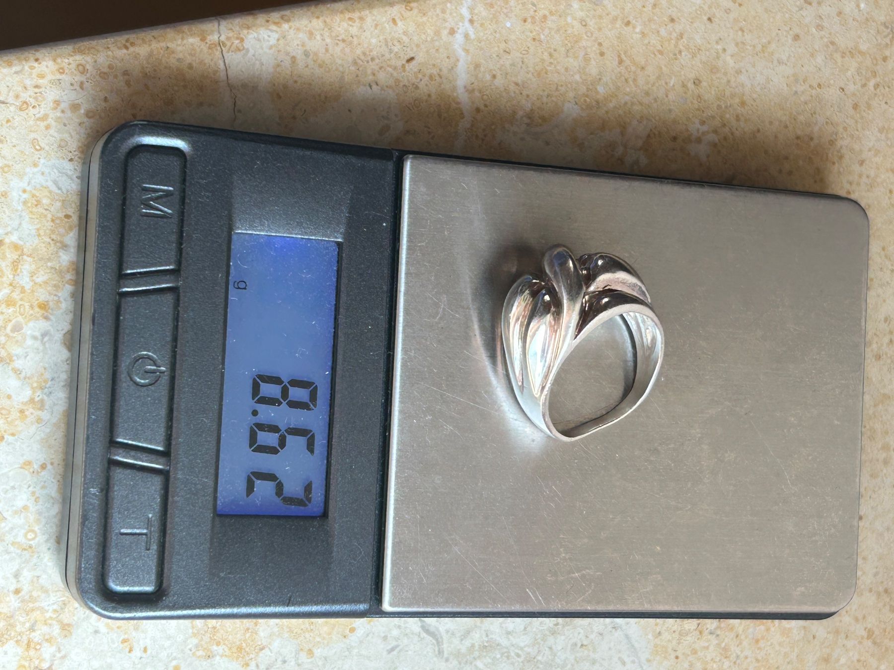 Anelli: Massiver VINTAGE Silberring PRESENT Gr. 61 – Usato da Laufen venduto da Bellebellezza 8