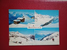 Bettmeralp Wallis mehrbildrig mit Skilift 1975
