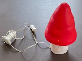 Pilz- / Nachttischlampe HEICO Vintage 60s Design
