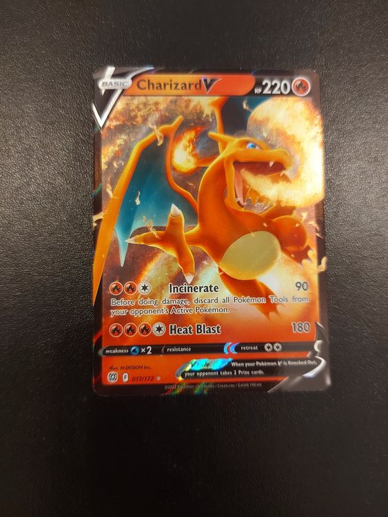 Charizard V (017/172) [Prize Pack Series Two] Pokmon TCG Charizard V Rule  017/172 Basic, Sleeved | eBay