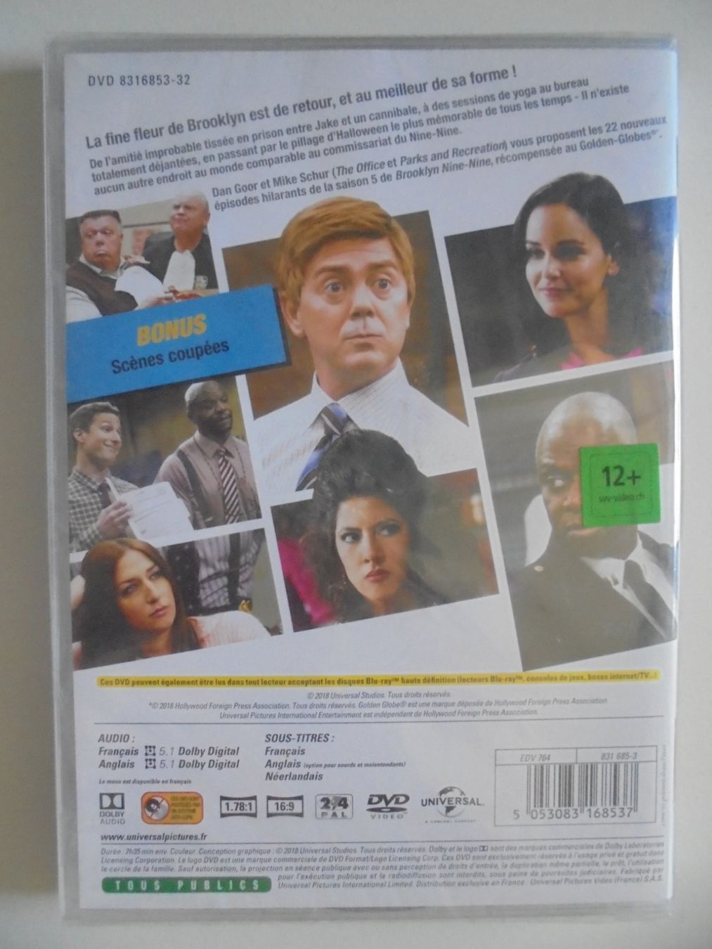 Tutti i DVDs: " Brooklyn Nine-Nine, saison 5 " 3 DVD, neufs – Nuovo e nell'imballaggio originale da Crissier venduto da Promopost 1