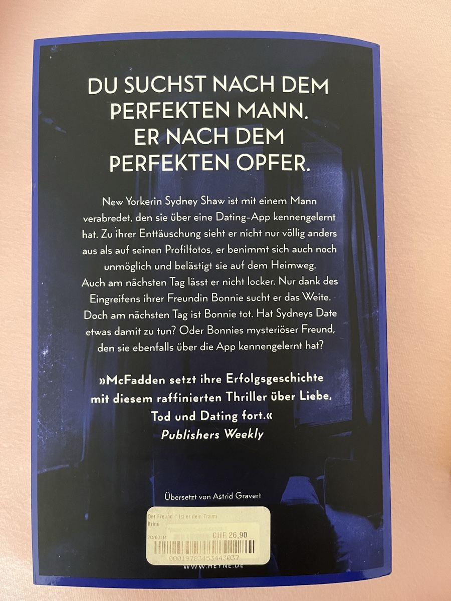 Libri: Der Freund Freida McFadden – Usato da Bern venduto da nat_j85k 2