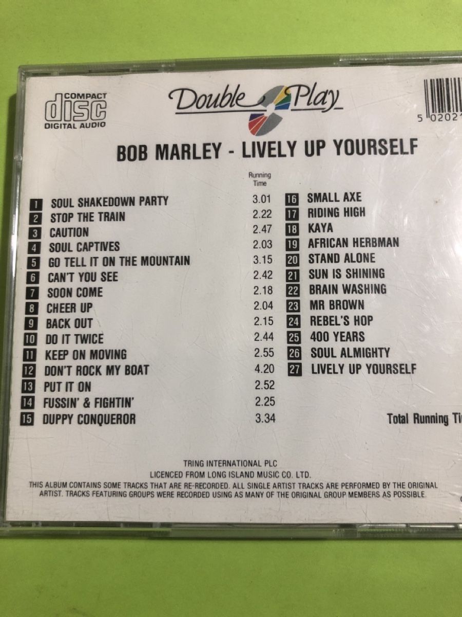 CD: Bob Marley Lively Up Yourself CD 27 Tracks – Usato da Flaach venduto da rubo7 1