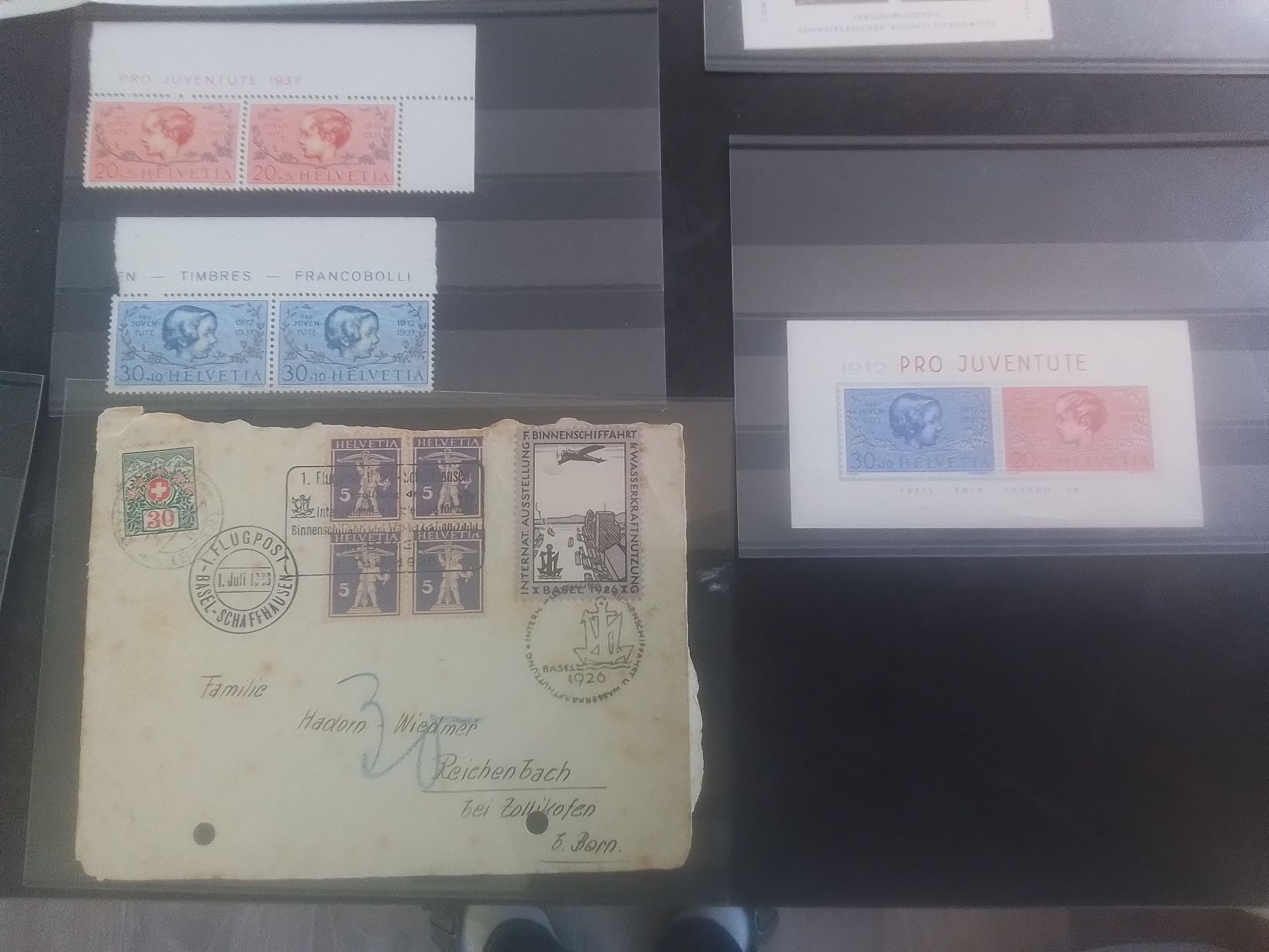 Tutti i francobolli: Lot Briefmarken Schweiz ab 1.-  – Usato da Reichenburg venduto da Pipo-67 1