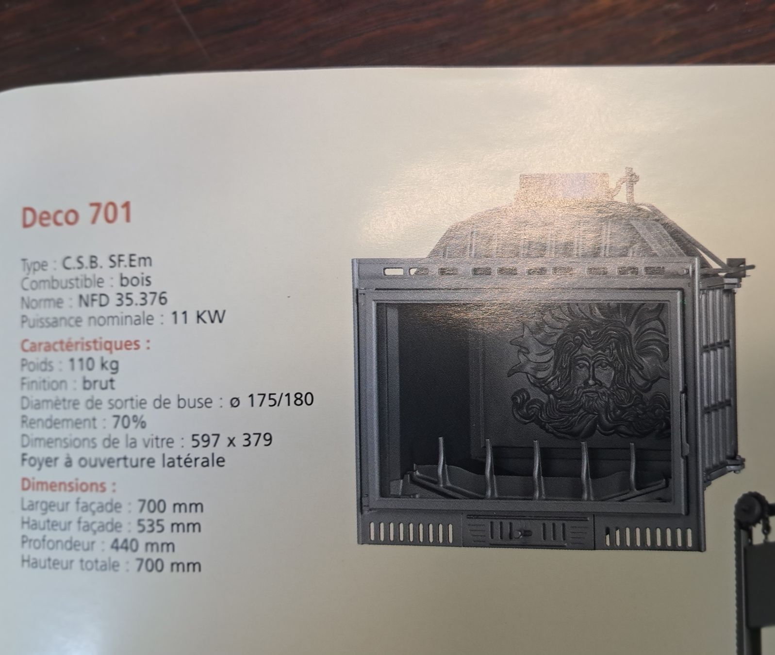 Camini: cheminée avec foyer – Nuovo e nell'imballaggio originale da RIAZ venduto da Betty012 2