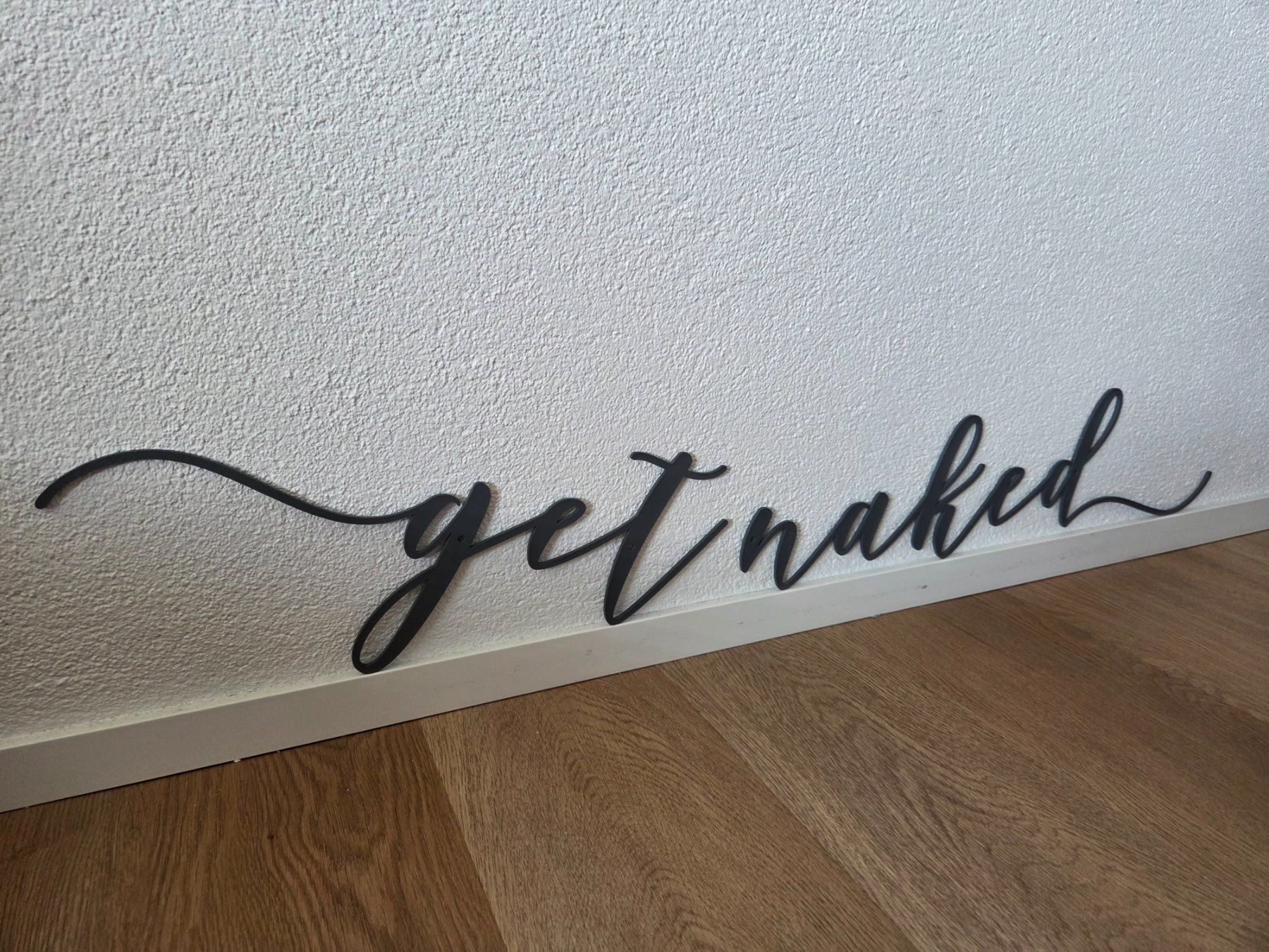 Tutte le decorazioni: Wandschriftzug Get Naked – Usato da Sirnach venduto da reg_bw5q 1