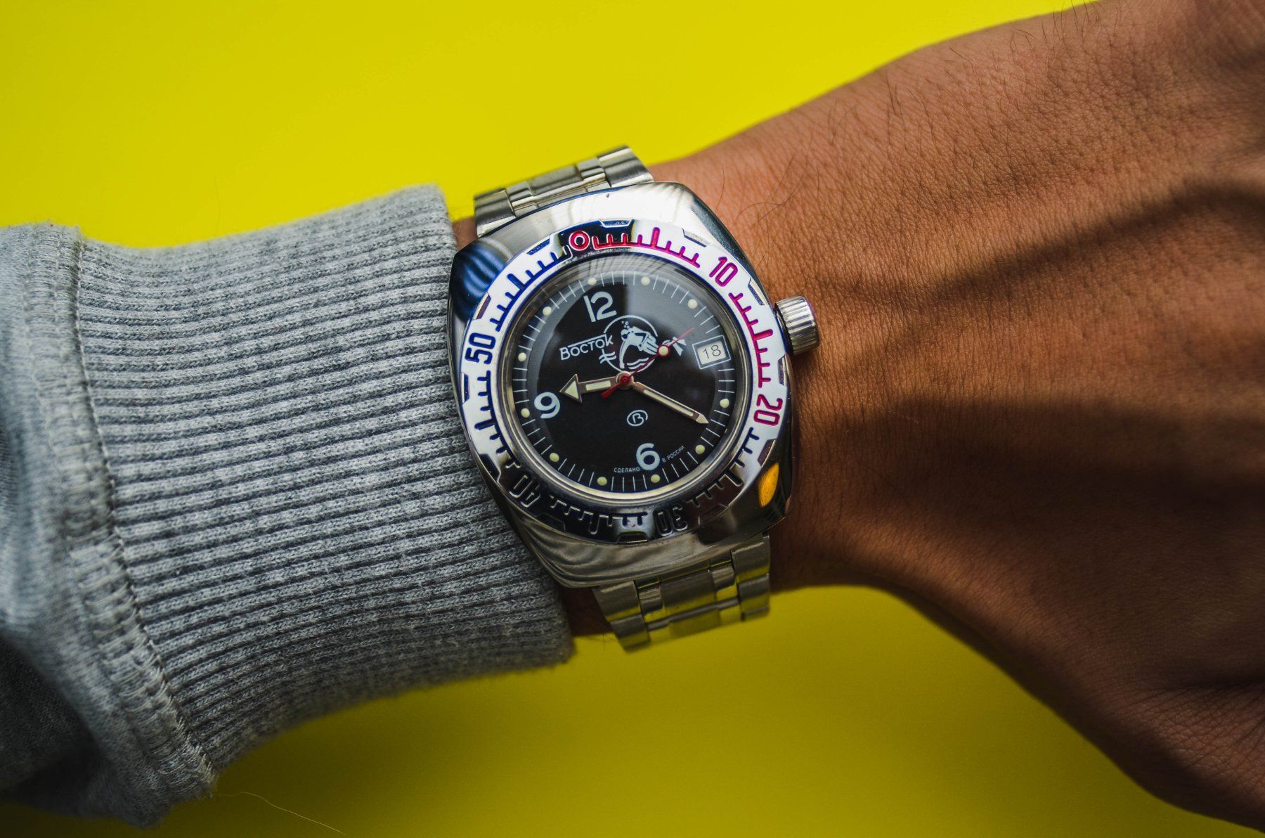 Orologi: Wostok Amphibian Scuba Dude 810 Bocka Case Automatic – Usato da Boswil venduto da ZPwatches