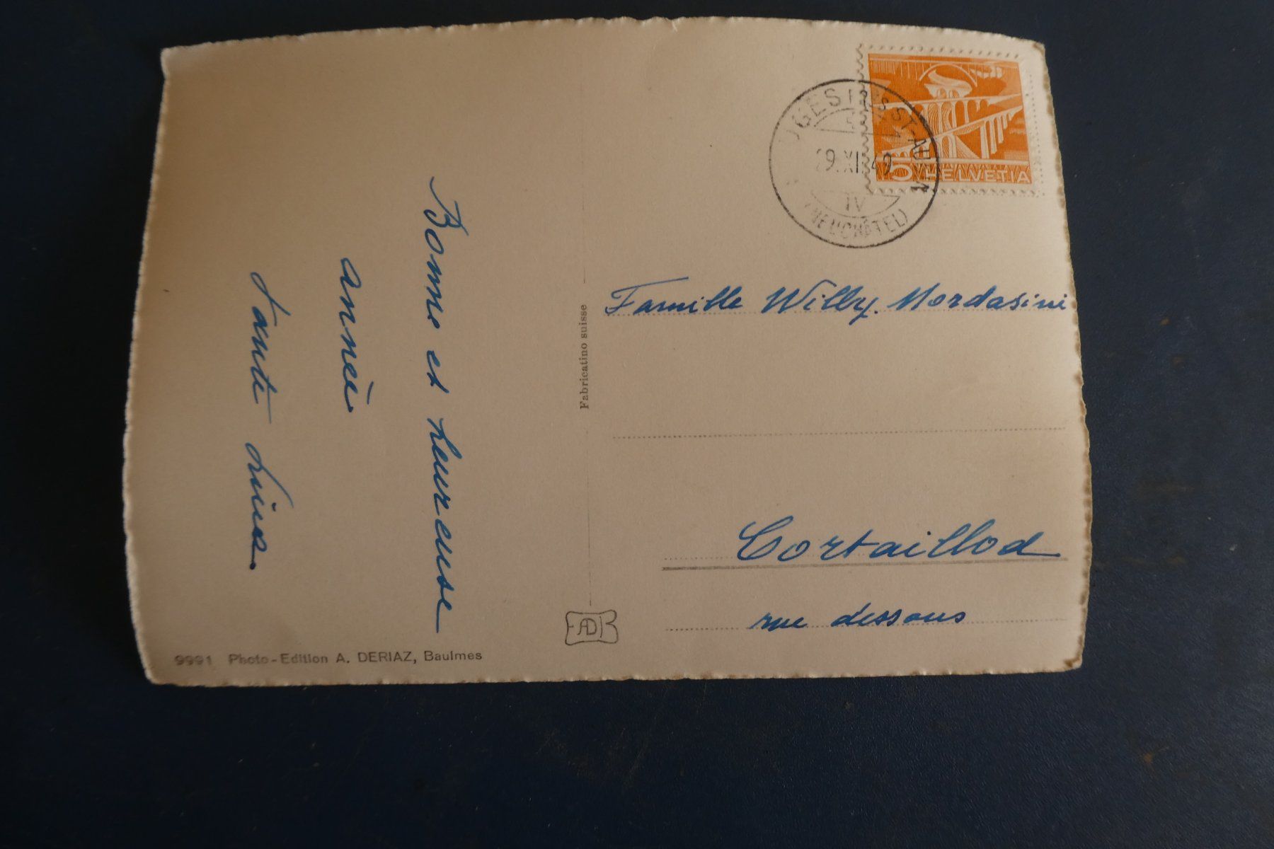 Cartoline postali: St Aubin , Sauge – Usato da Fontaines NE venduto da monloisir 1