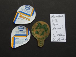 Einzelstück P2 Folie, rar! + 2 private Einzelstücke