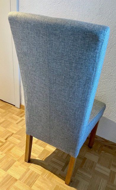 Stühle: 2 Esszimmerstühle, Hochlehner Stoff/Textil – Gebraucht aus Kriens von heleneb02 8