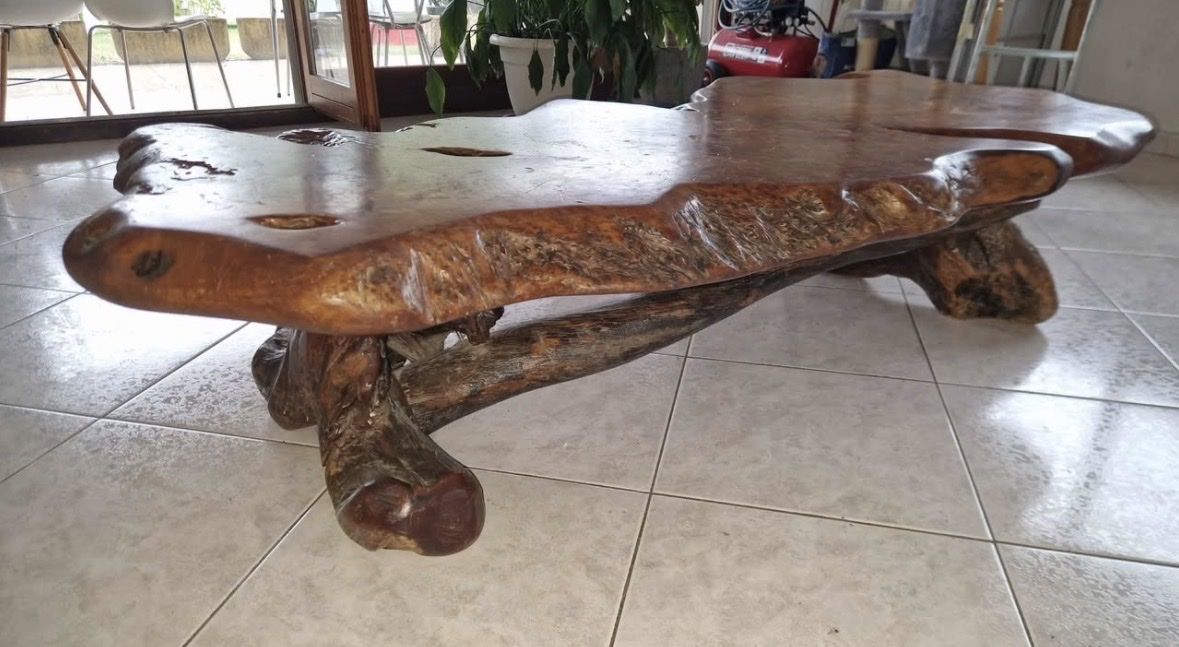 Tavoli: Table basse rustique en  Séquoia 170x80x40cm – Nuovo (secondo la descrizione) da Massongex venduto da SwissDistributor 1