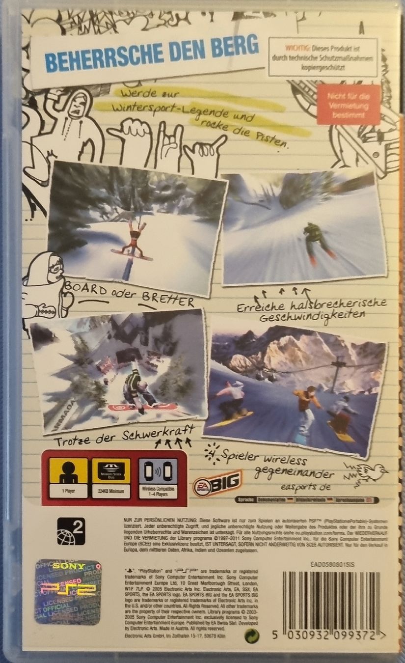 Sony Giochi: SSX On Tour PSP – Usato da Oberbipp venduto da ret_6hxb 1