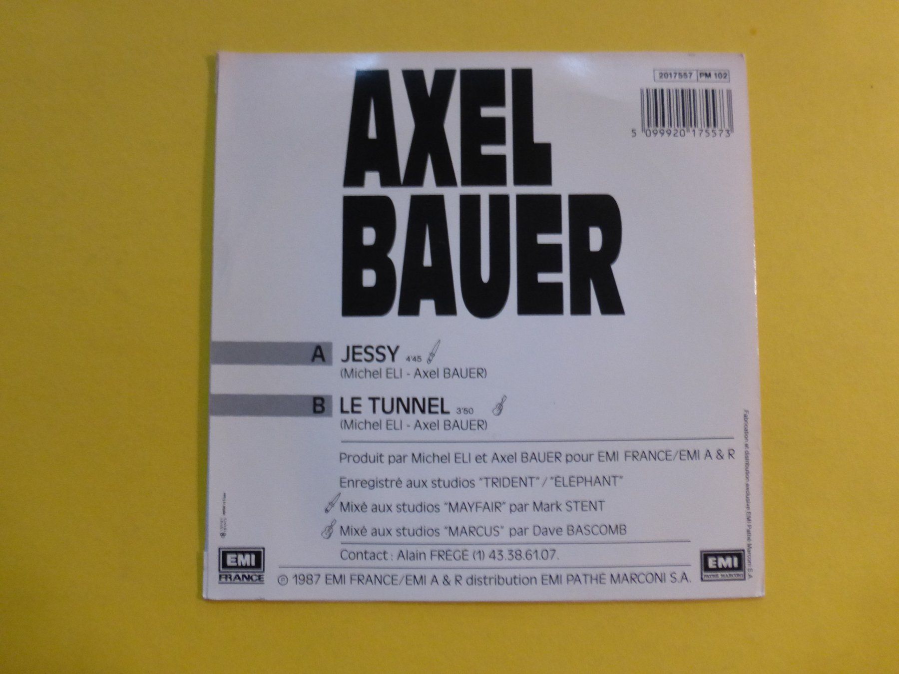 Schallplatten: Axel Bauer – Jessy – Gebraucht aus Zürich von Swiss57 1