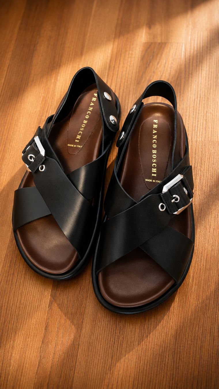 Damenschuhe: Franco Boschi Ledersandalen NEU – Neu (gemäss Beschreibung) aus Meggen von Scollection