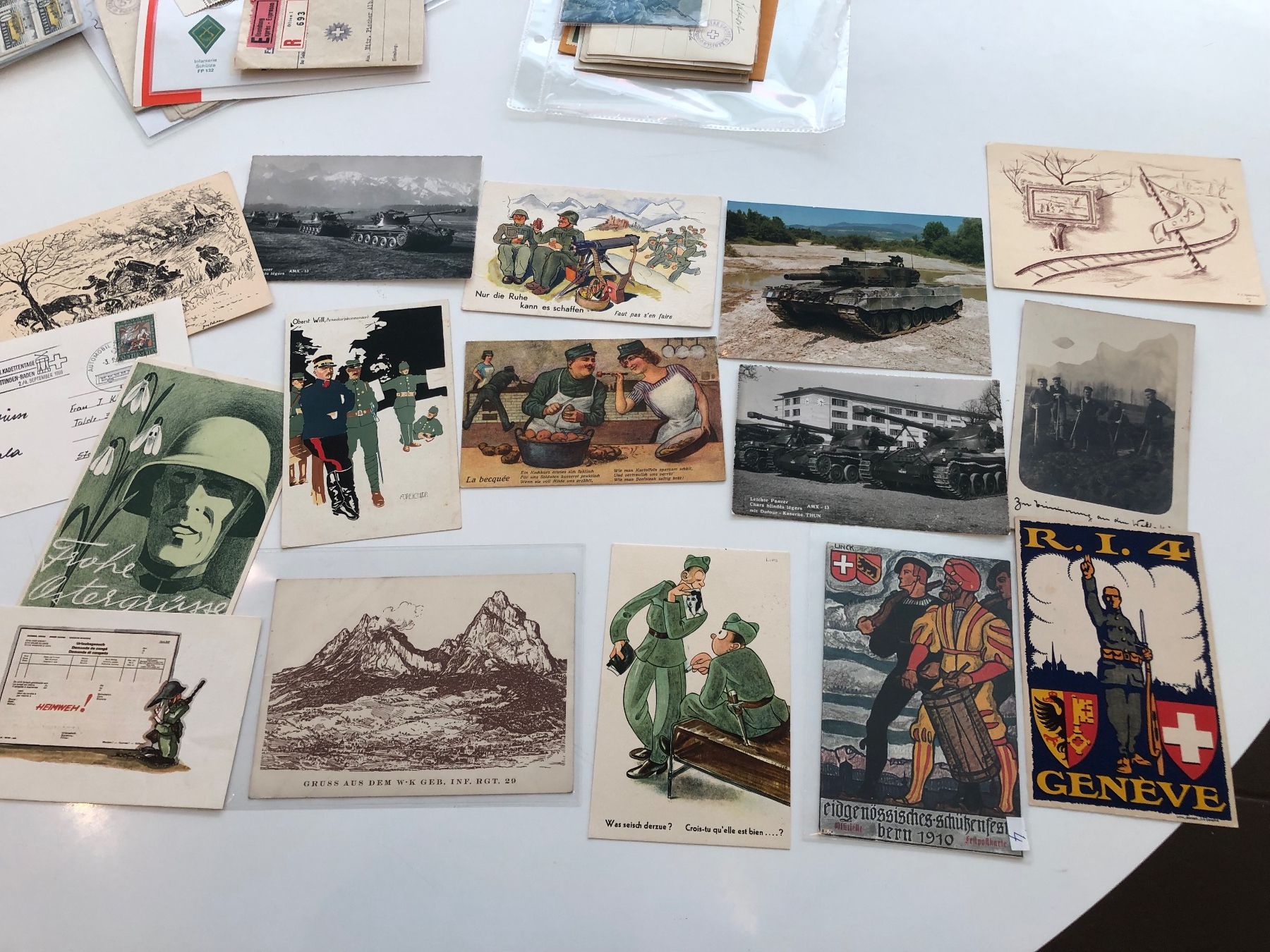 Alle Briefmarken: Sammelschatz MILITÄR ab 1890 – Gebraucht aus Lufingen von Rac0 4