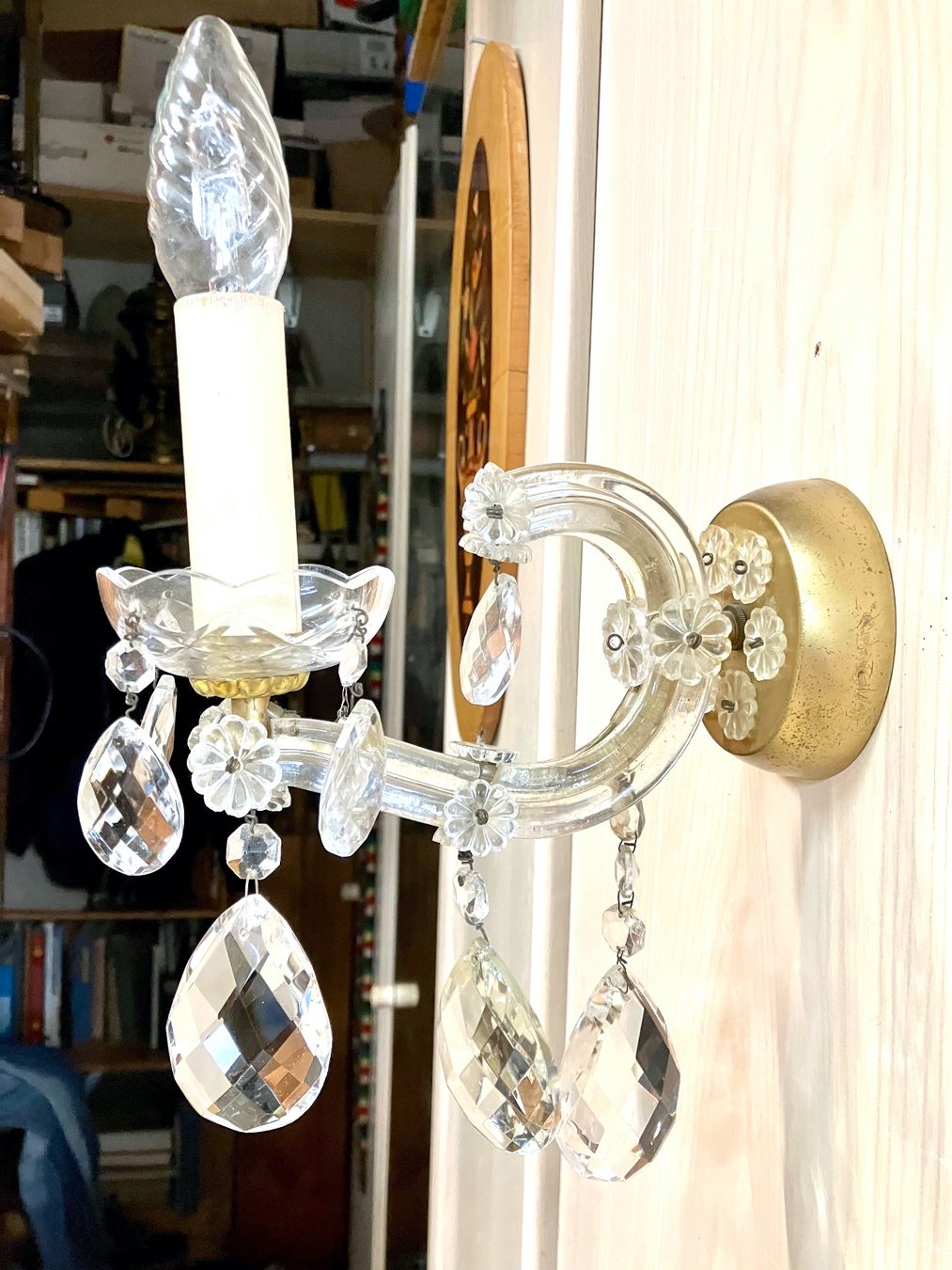 Lampade: Kristall Wandapplicken Paar – Usato da Horw venduto da luzernicus 2