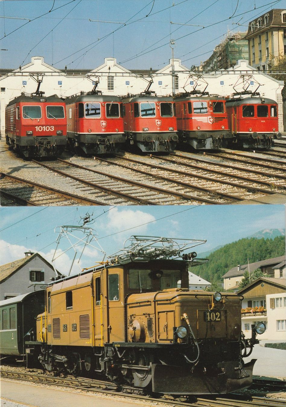 Ansichtskarten: 42 Ak Schweizer Bahnen – Gebraucht aus Rorschacherberg von fratovi2 2