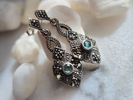 Ohrringe Markasit Zirkonia Silber 925