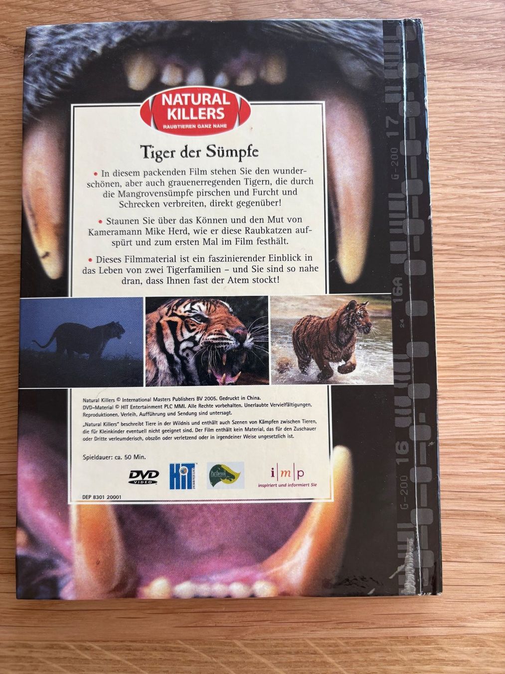 Tutti i DVDs: Tiger der Sümpfe DVD - Natural Killers - Tierdoku! – Nuovo (secondo la descrizione) da Wettswil venduto da nobelii 1