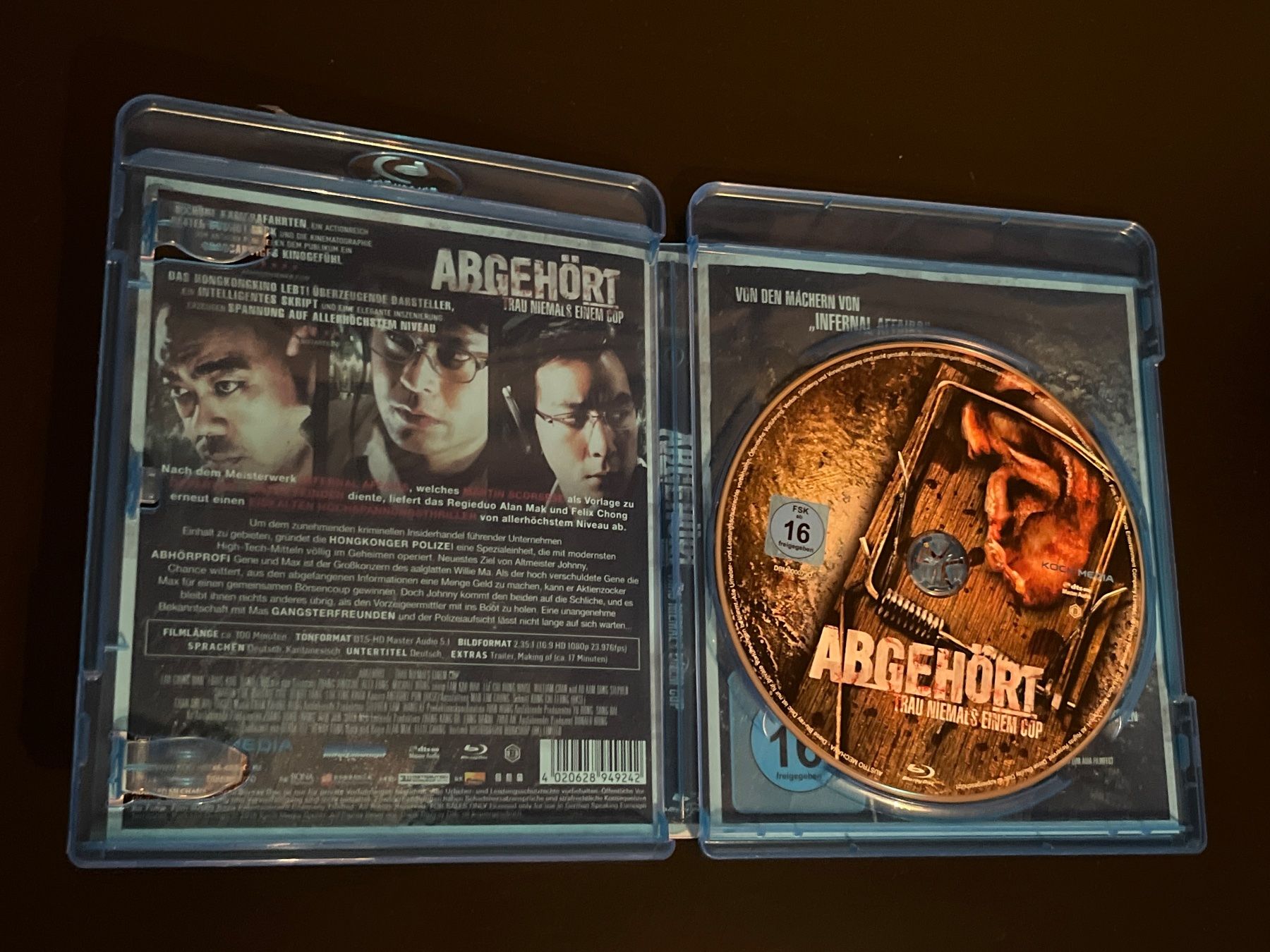 Tutti i DVDs: Blu-ray - Abgehört, Trau niemals einem Cop – Usato da Luzern venduto da Jiggy_8898 2