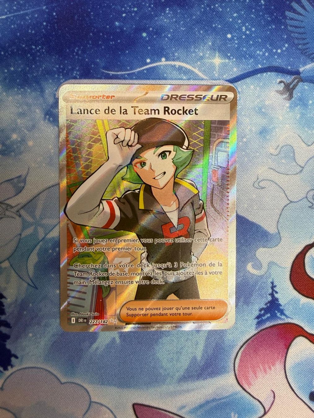 Pokémon Carte collezionabili: Lance de la Team Rocket FA - DRI 227 FR – Nuovo (secondo la descrizione) da Courgenay venduto da ScamBoxOff
