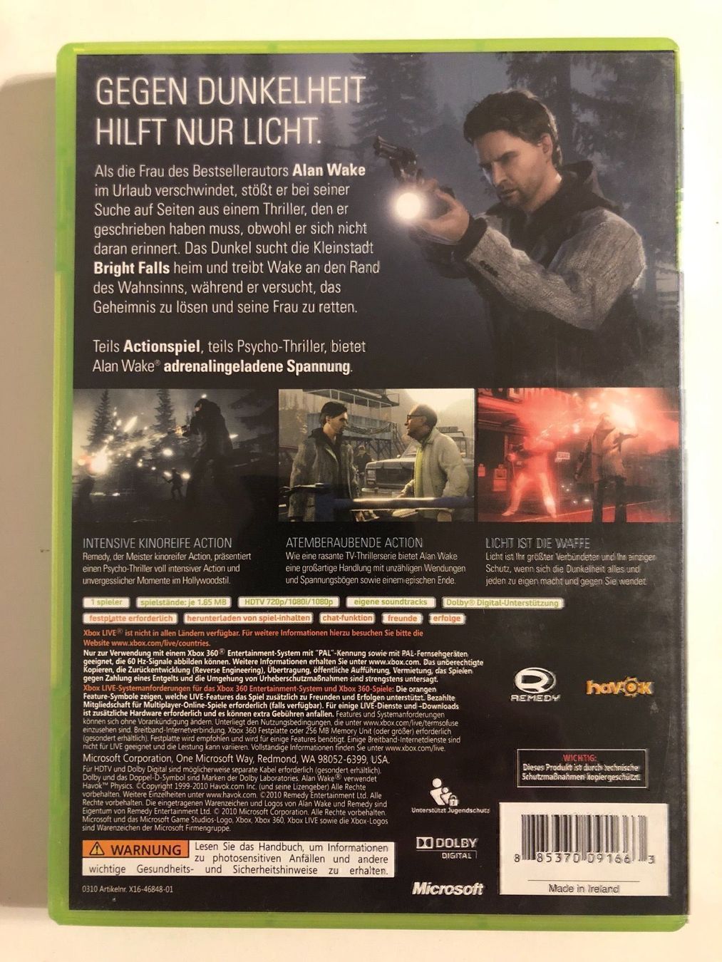 Microsoft Spiele: Alan Wake für Xbox 360 – Gebraucht aus Kestenholz von Mad18 1