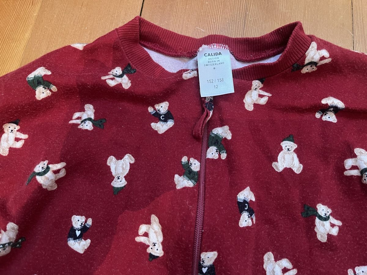 Calida Pigiama & Simili: Calida Pyjamas/ Romper Size 152/158. Cute Teddy Bear Print. – Usato da Aarau venduto da kailing12 2