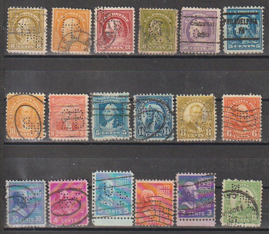 Alle Briefmarken: Perfins Canada - USA – Gebraucht aus Crans-Montana von kira56 2