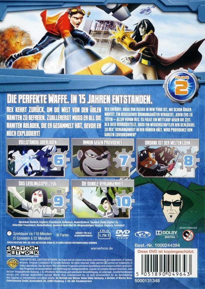 Tutti i DVDs: Generator Rex  (Volume 2)    > De - En - Fr - It - Nl -Esp < – Usato da St. Gallen venduto da elk2021 1